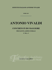 CONCERTO IN DO MAGGIORE F. VIII NO. 9